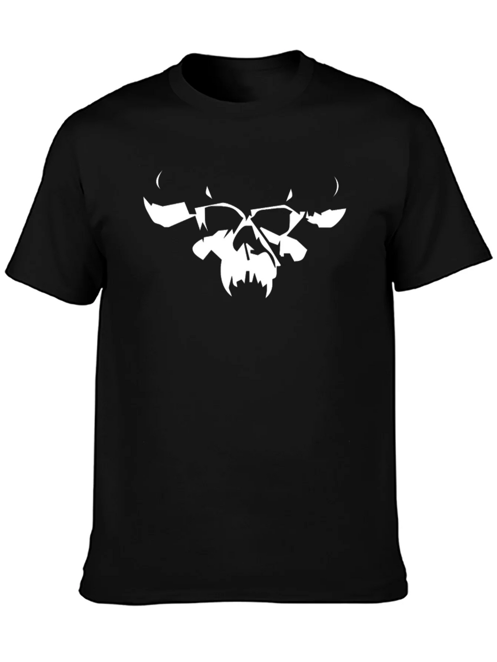 Skull Graphic Tee - Black Cotton Blend product image 6