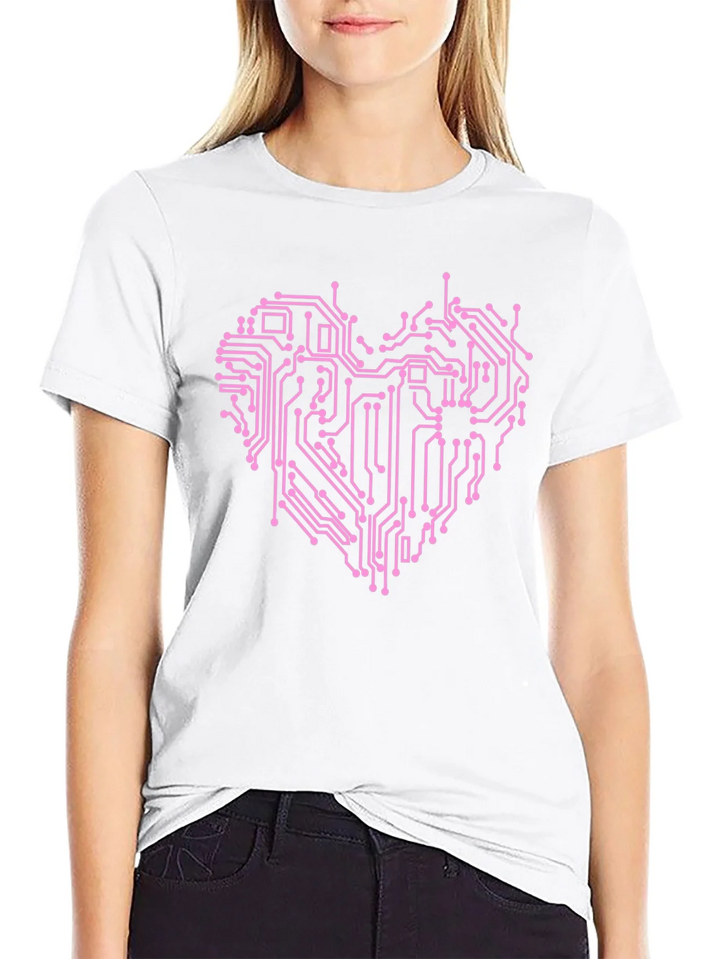 Circuit Board Heart Graphic T-Shirt product image 11