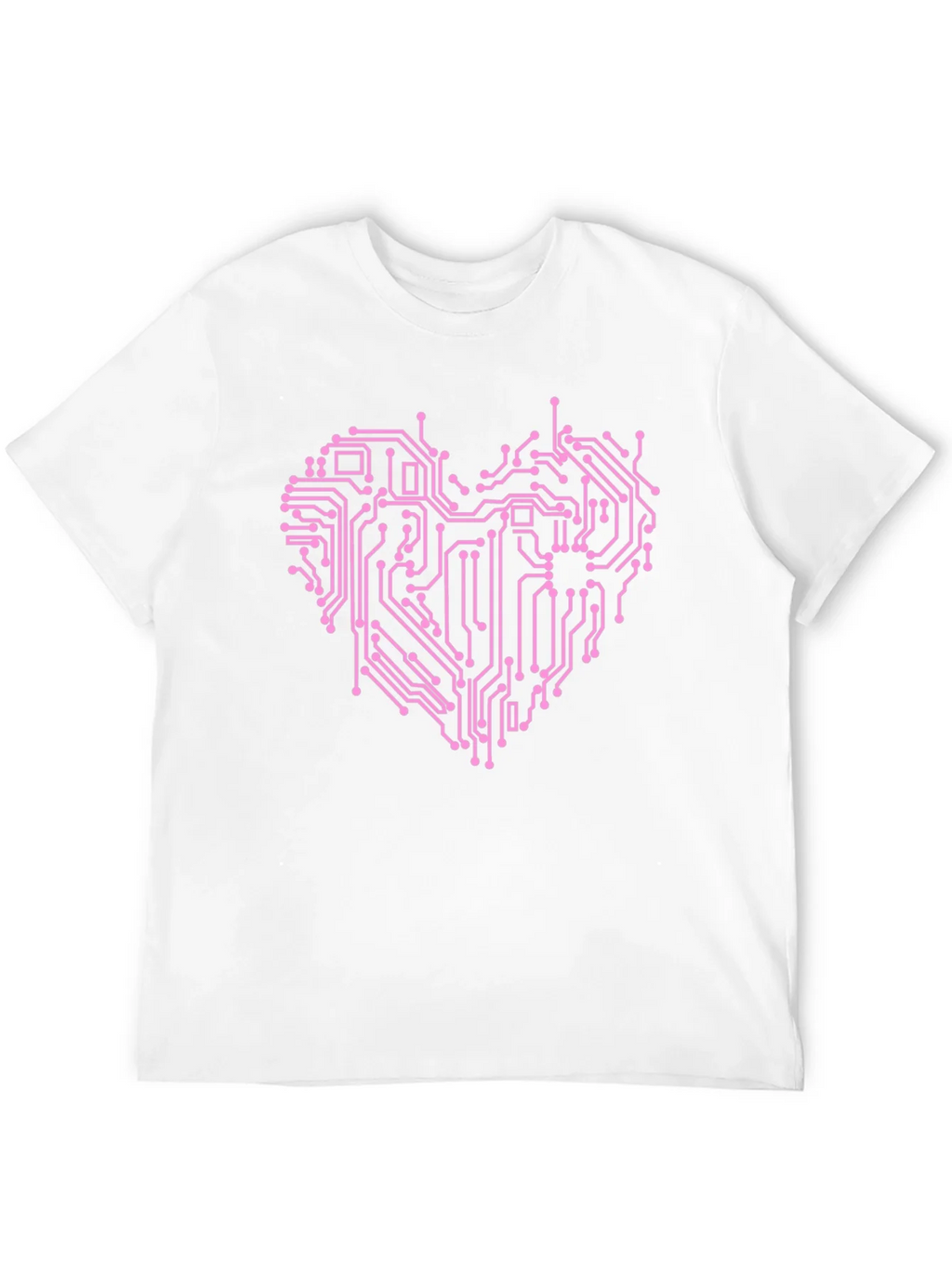 Circuit Board Heart Graphic T-Shirt product image 3