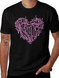 Circuit Board Heart Graphic T-Shirt product image 1