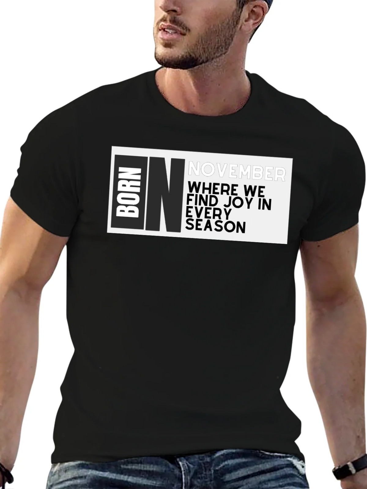 Born In November Graphic T-Shirt product image 9