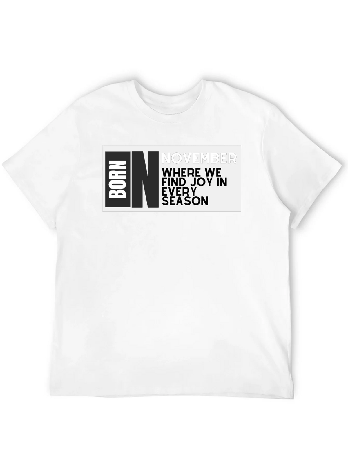 Born In November Graphic T-Shirt product image 3
