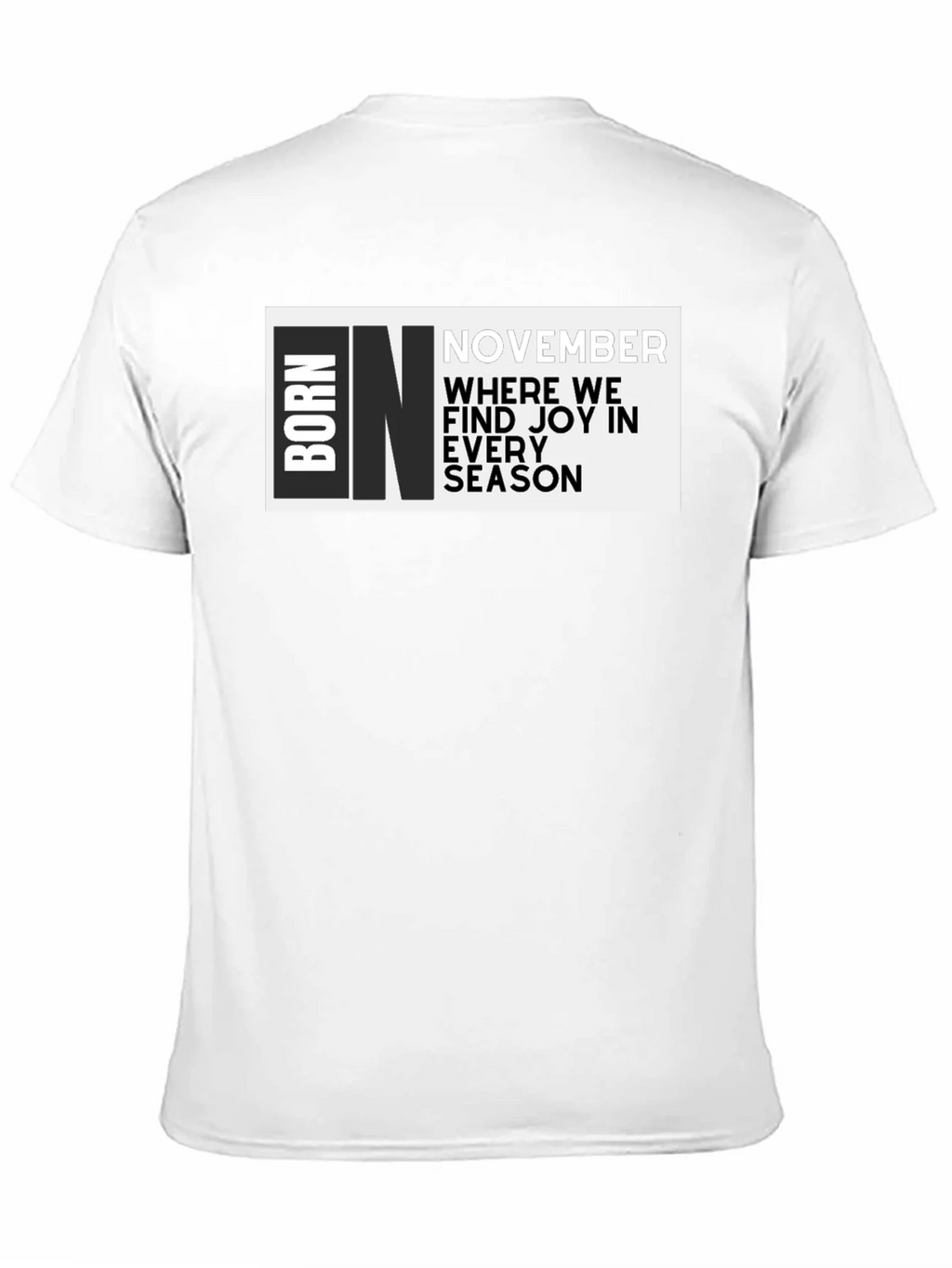 Born In November Graphic T-Shirt product image 2