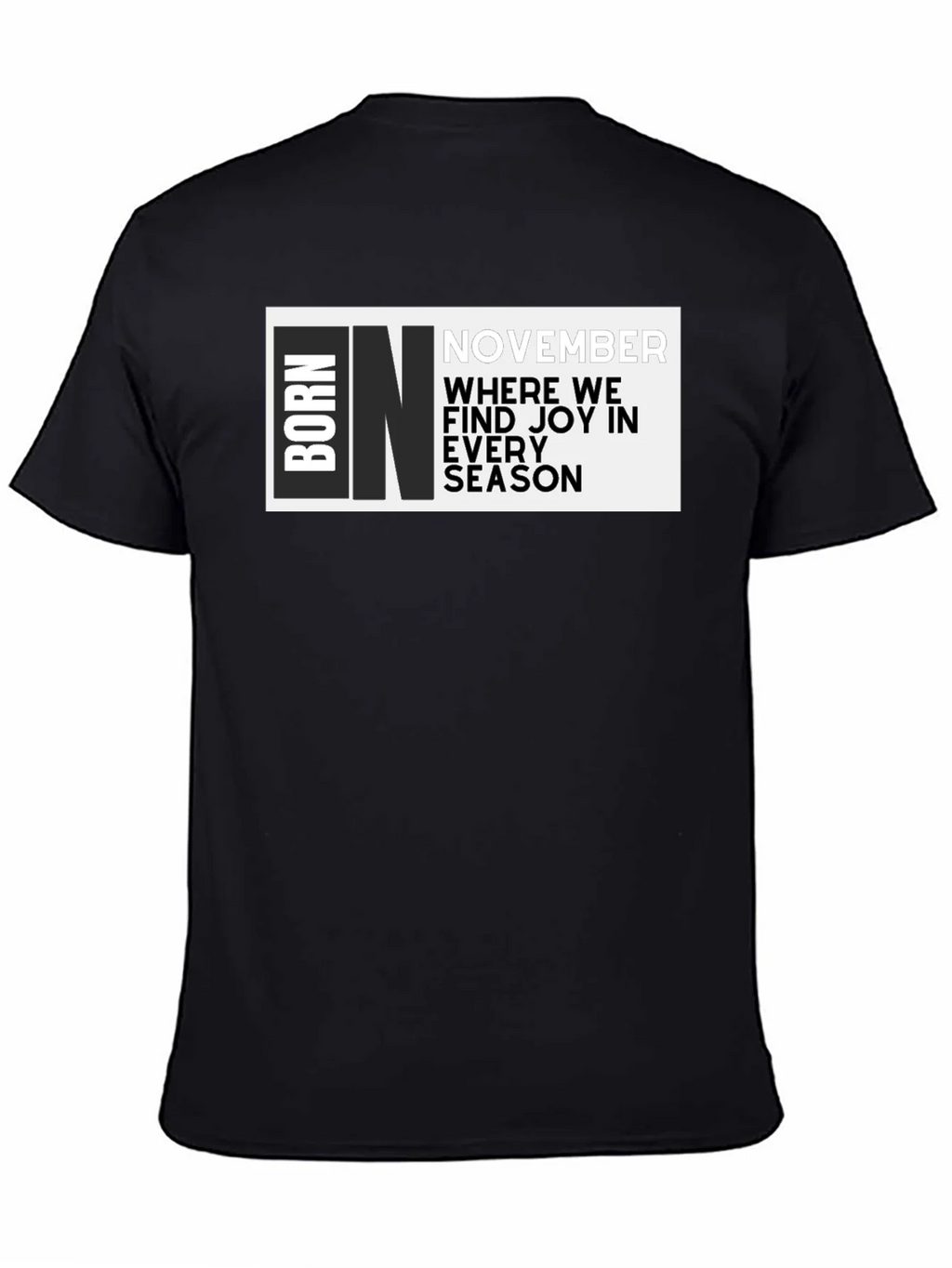 Born In November Graphic T-Shirt product image 7