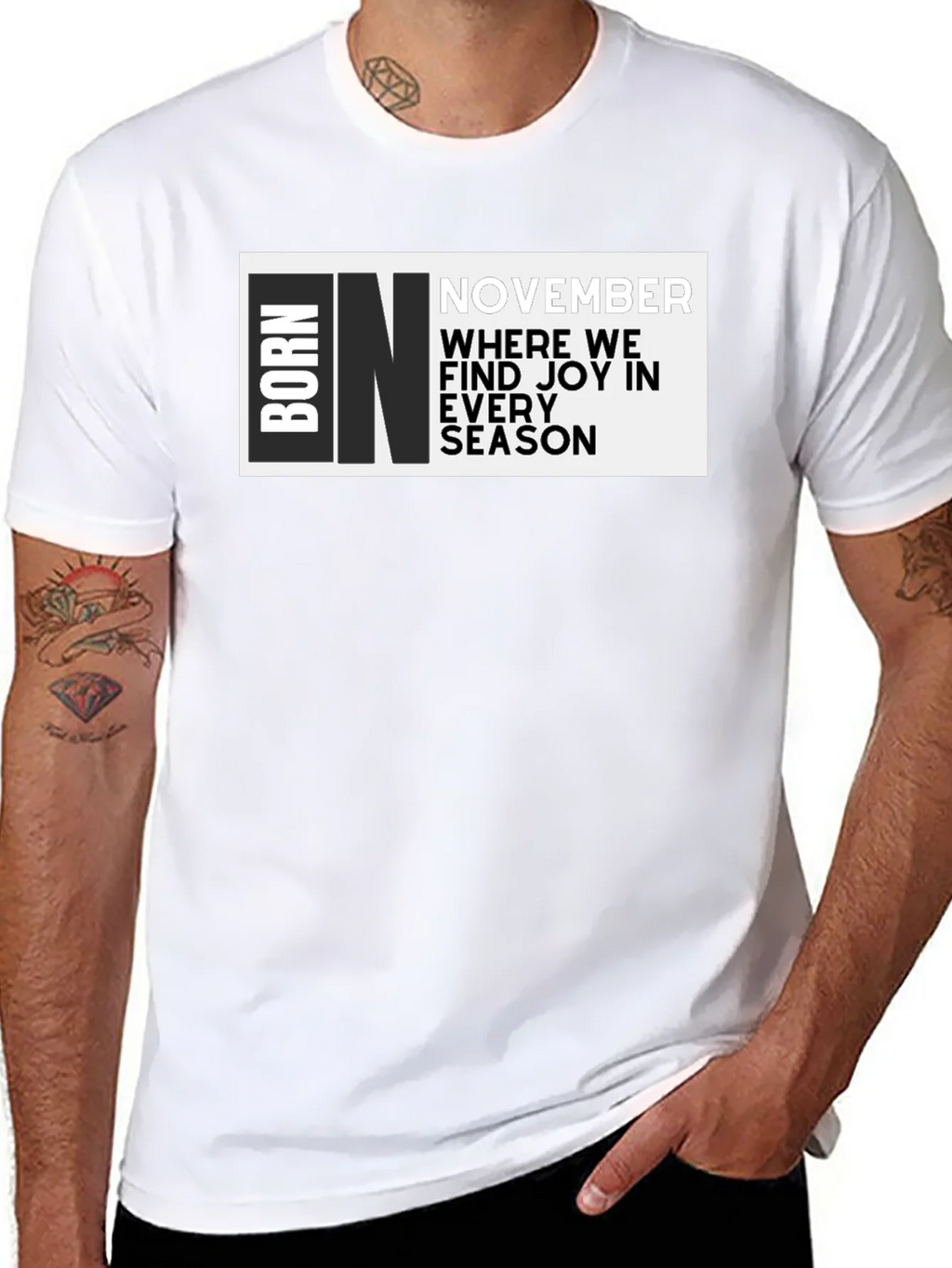 Born In November Graphic T-Shirt product image 10