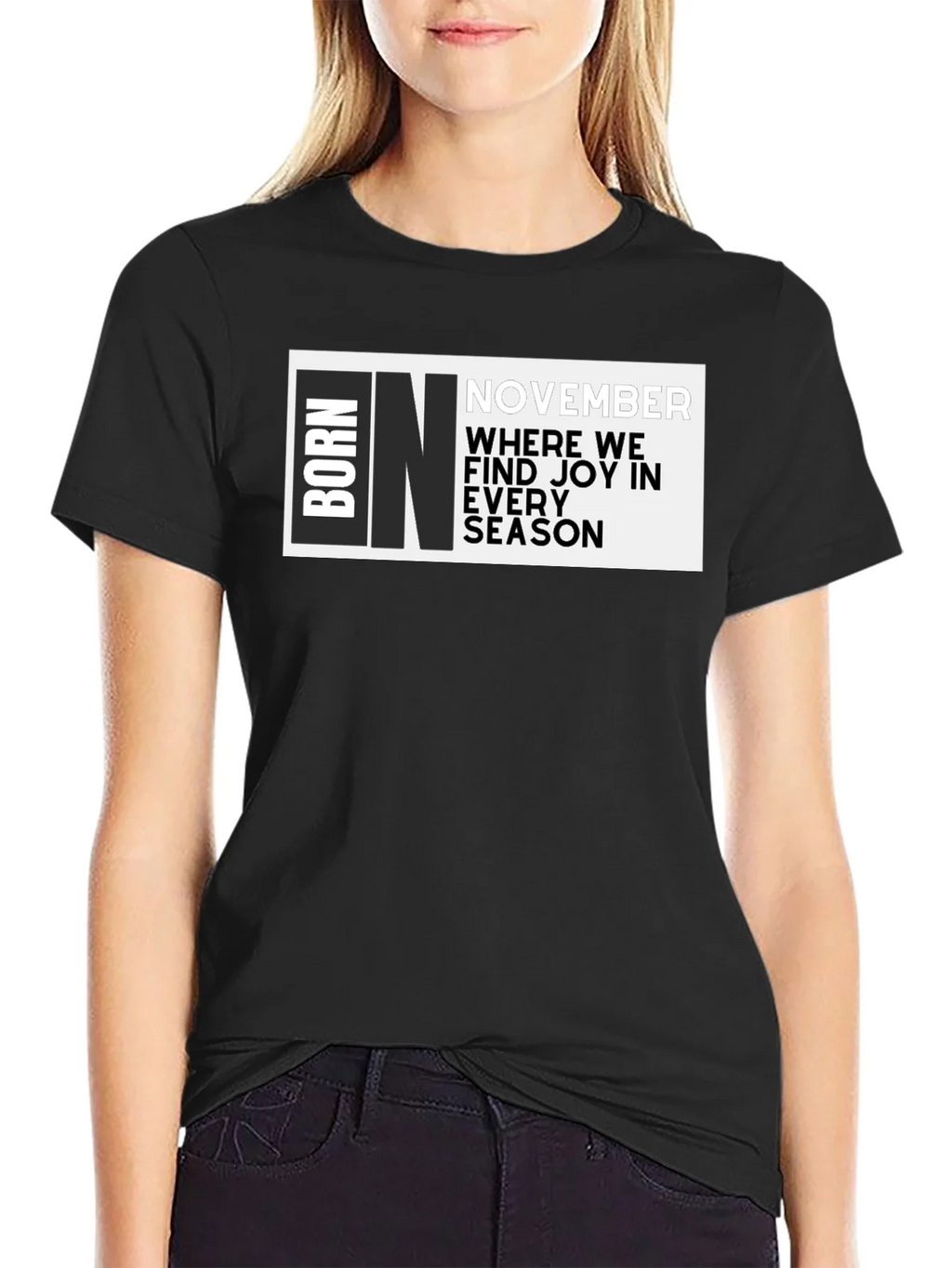 Born In November Graphic T-Shirt product image 5
