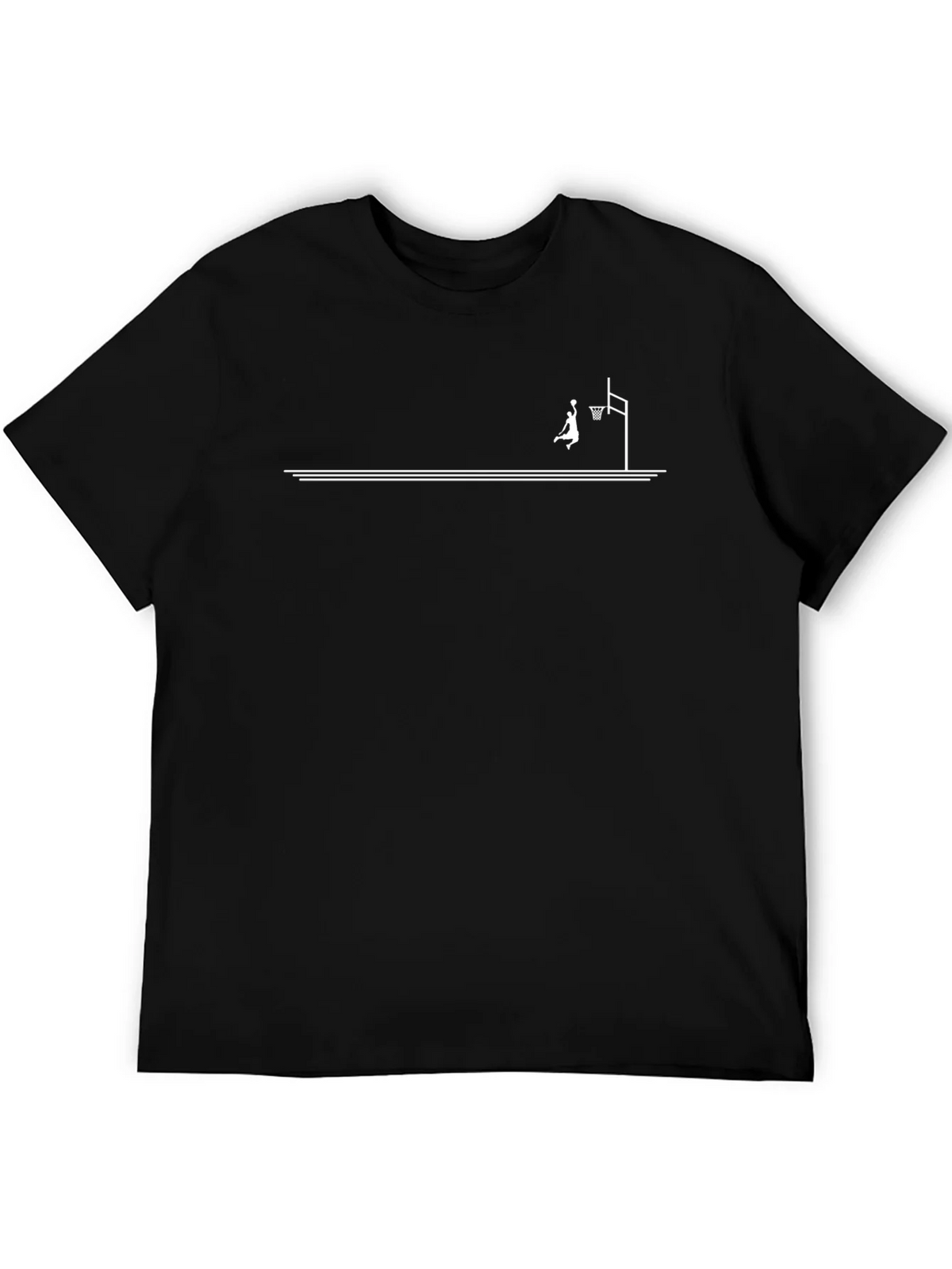 Slam Dunk Graphic Tee - Classic Black Cotton T-Shirt product image 8