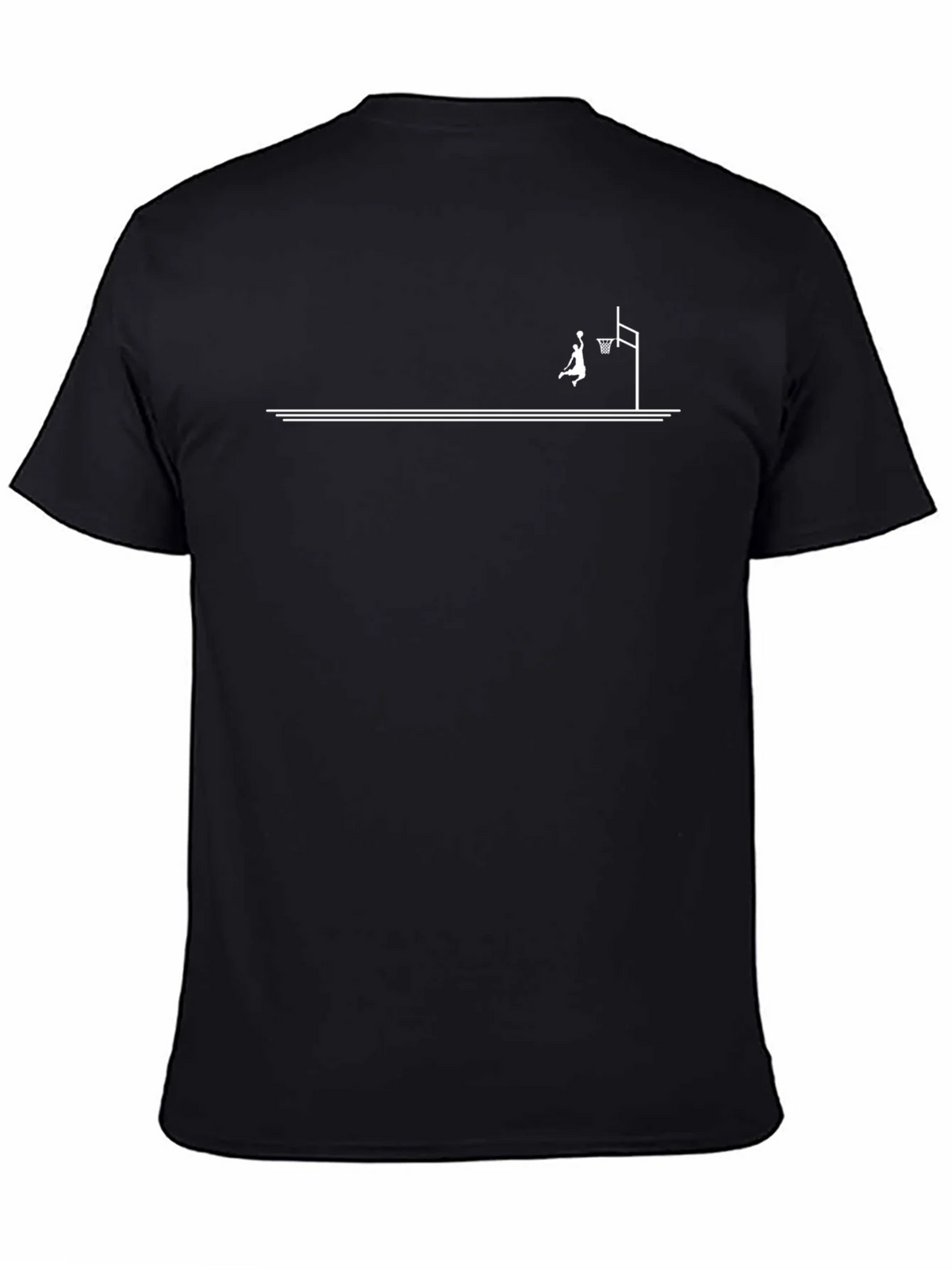 Slam Dunk Graphic Tee - Classic Black Cotton T-Shirt product image 7