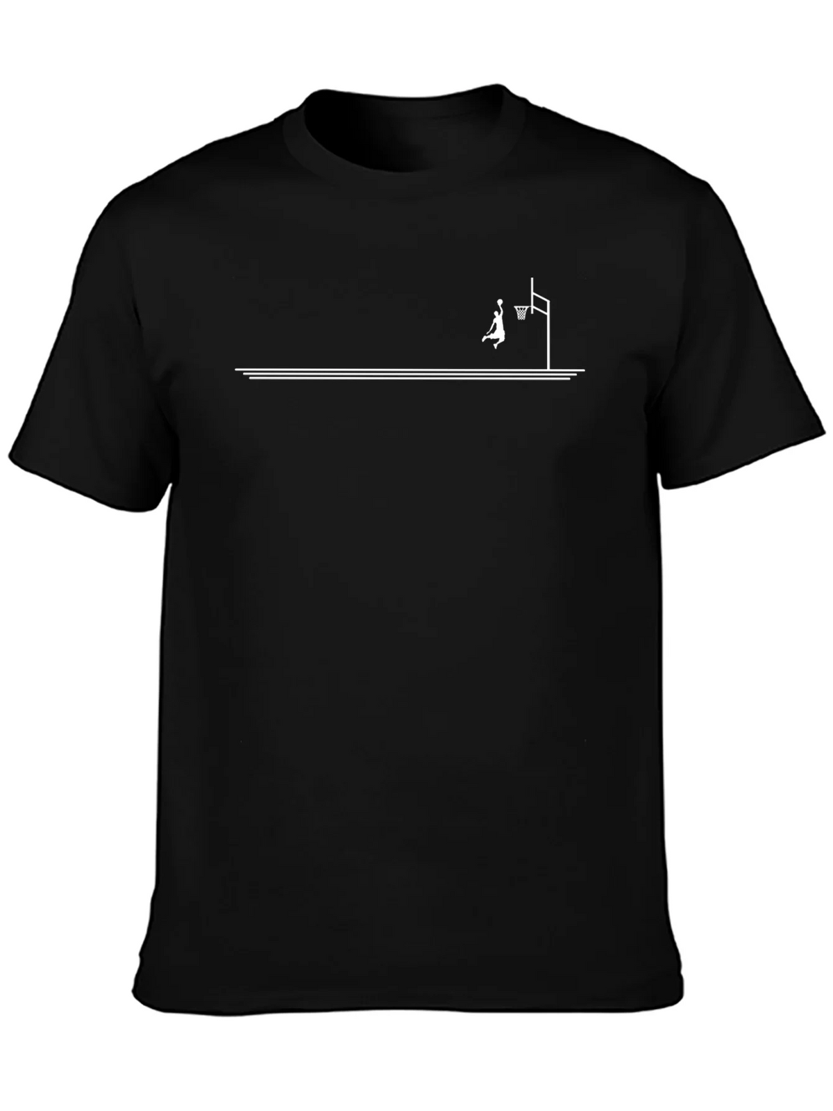 Slam Dunk Graphic Tee - Classic Black Cotton T-Shirt product image 6