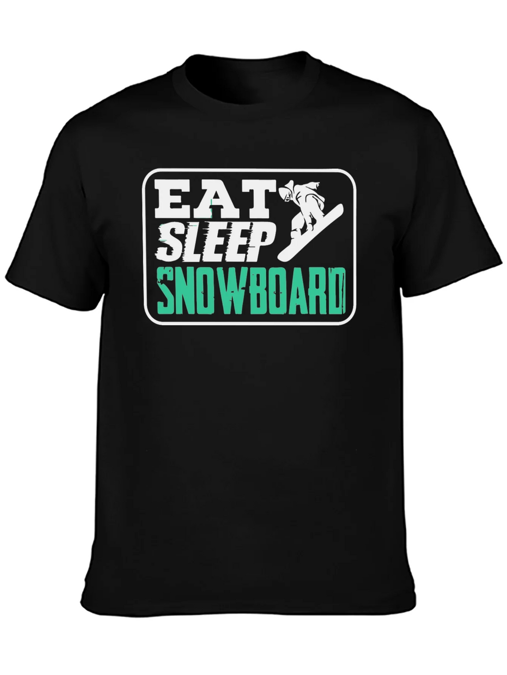 Eat Sleep Snowboard T-Shirt - Fun Graphic Tee product image 6