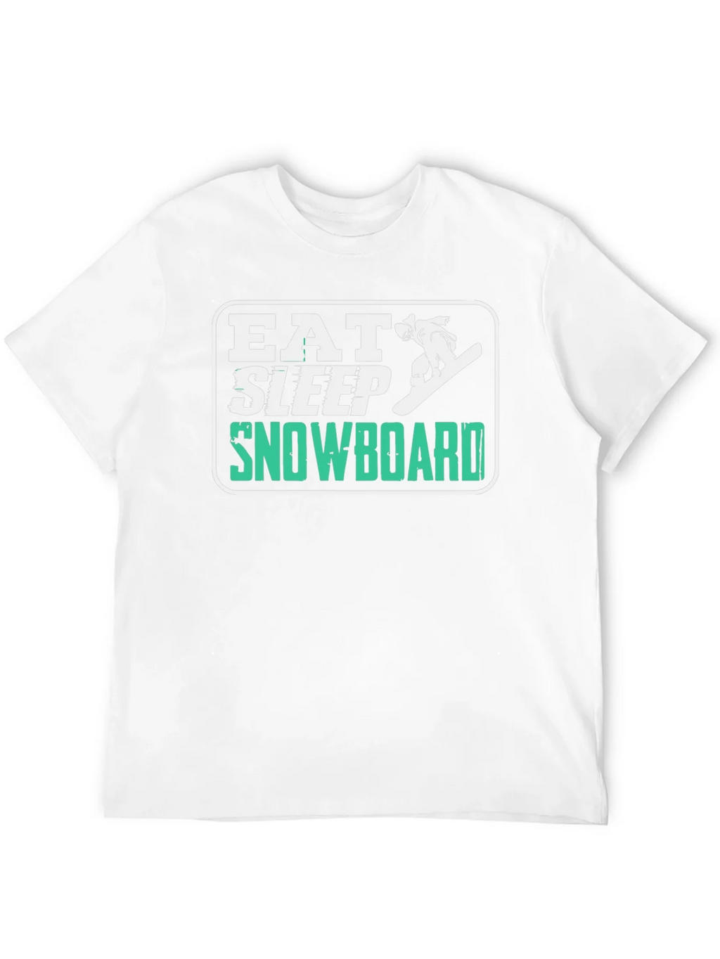 Eat Sleep Snowboard T-Shirt - Fun Graphic Tee product image 3