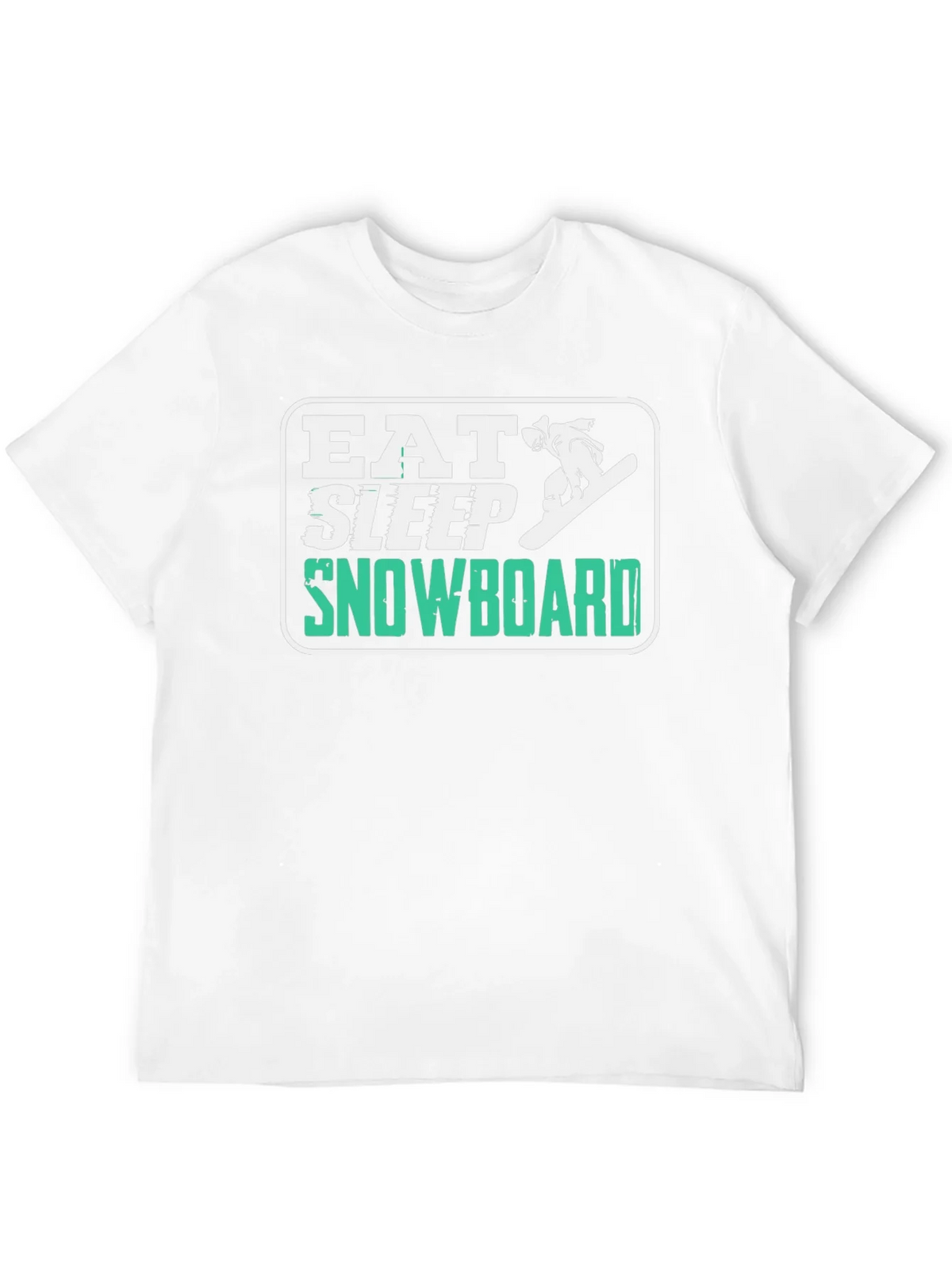 Eat Sleep Snowboard T-Shirt - Fun Graphic Tee product image 3