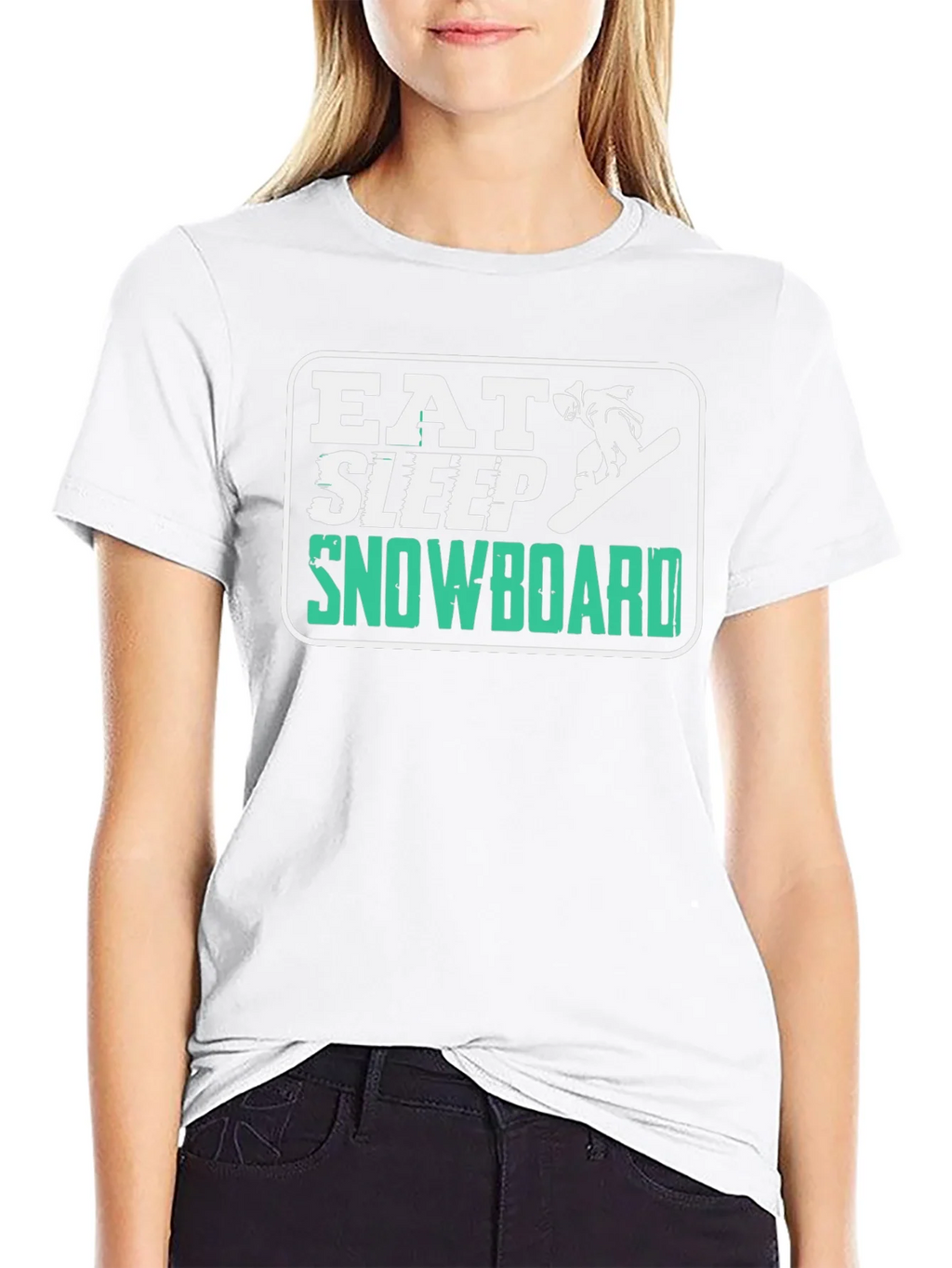 Eat Sleep Snowboard T-Shirt - Fun Graphic Tee product image 11