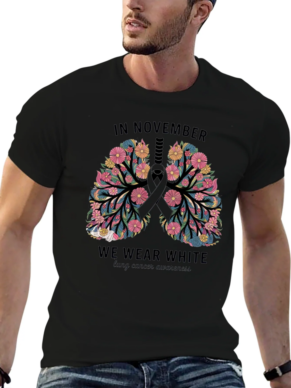 Lung Cancer Awareness T-Shirt product image 9