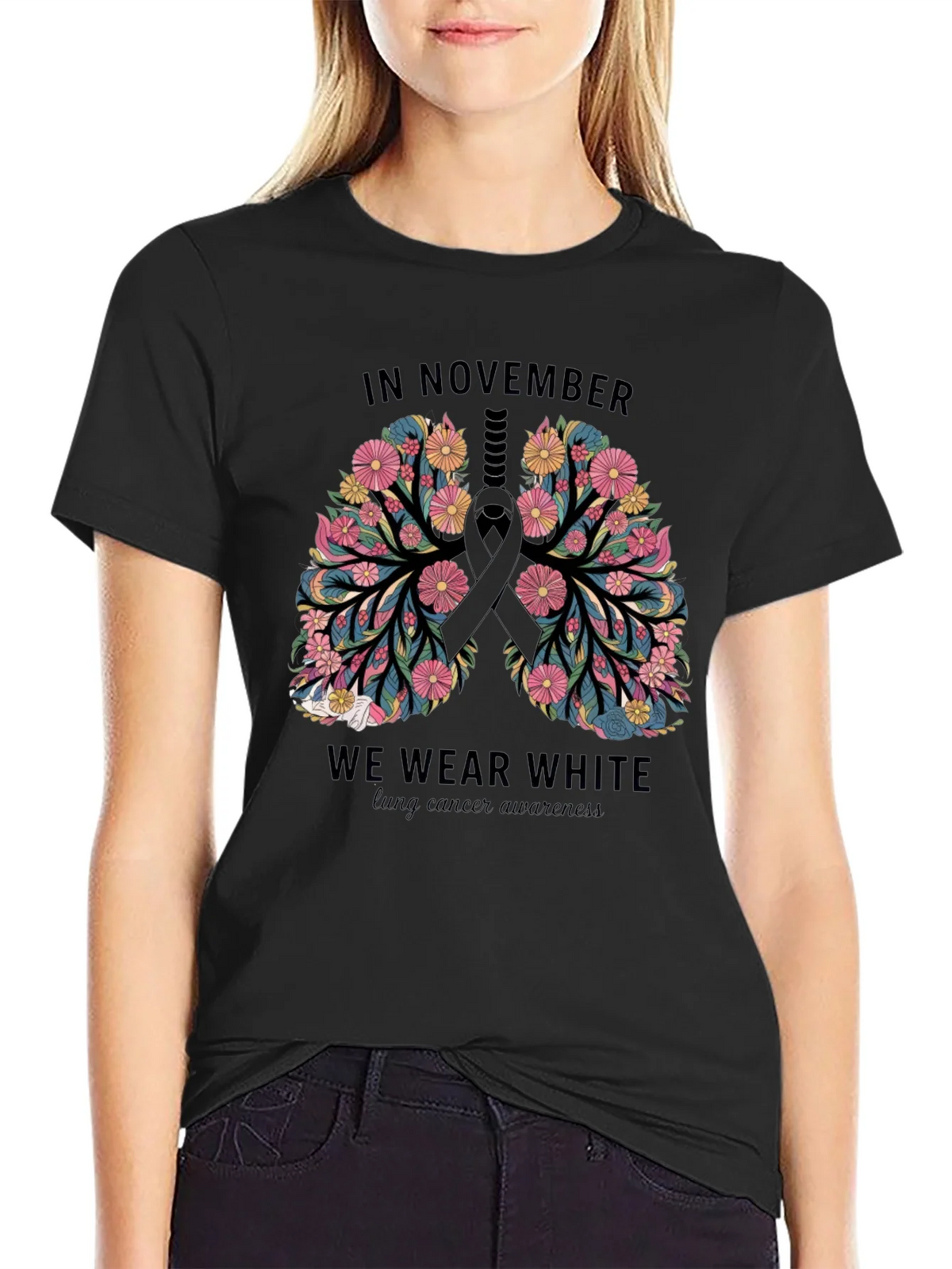 Lung Cancer Awareness T-Shirt product image 5