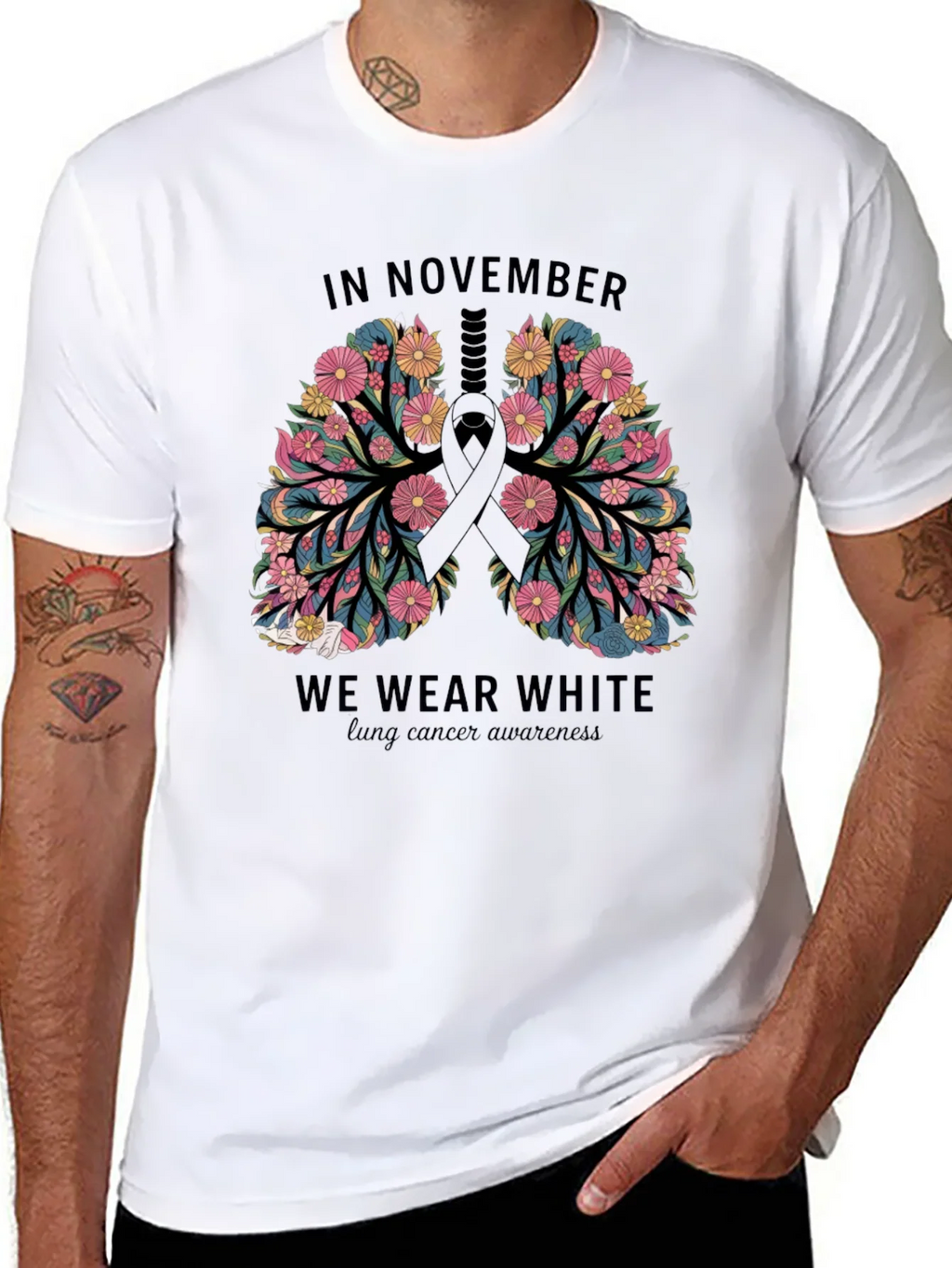 Lung Cancer Awareness T-Shirt product image 10