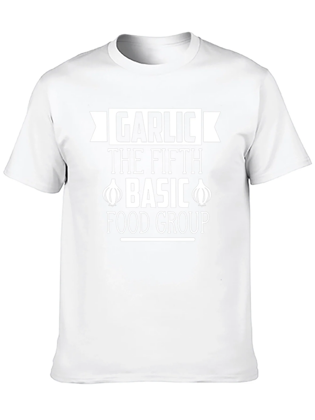 Garlic The Fifth Basic Food Group Black T-Shirt product image 12