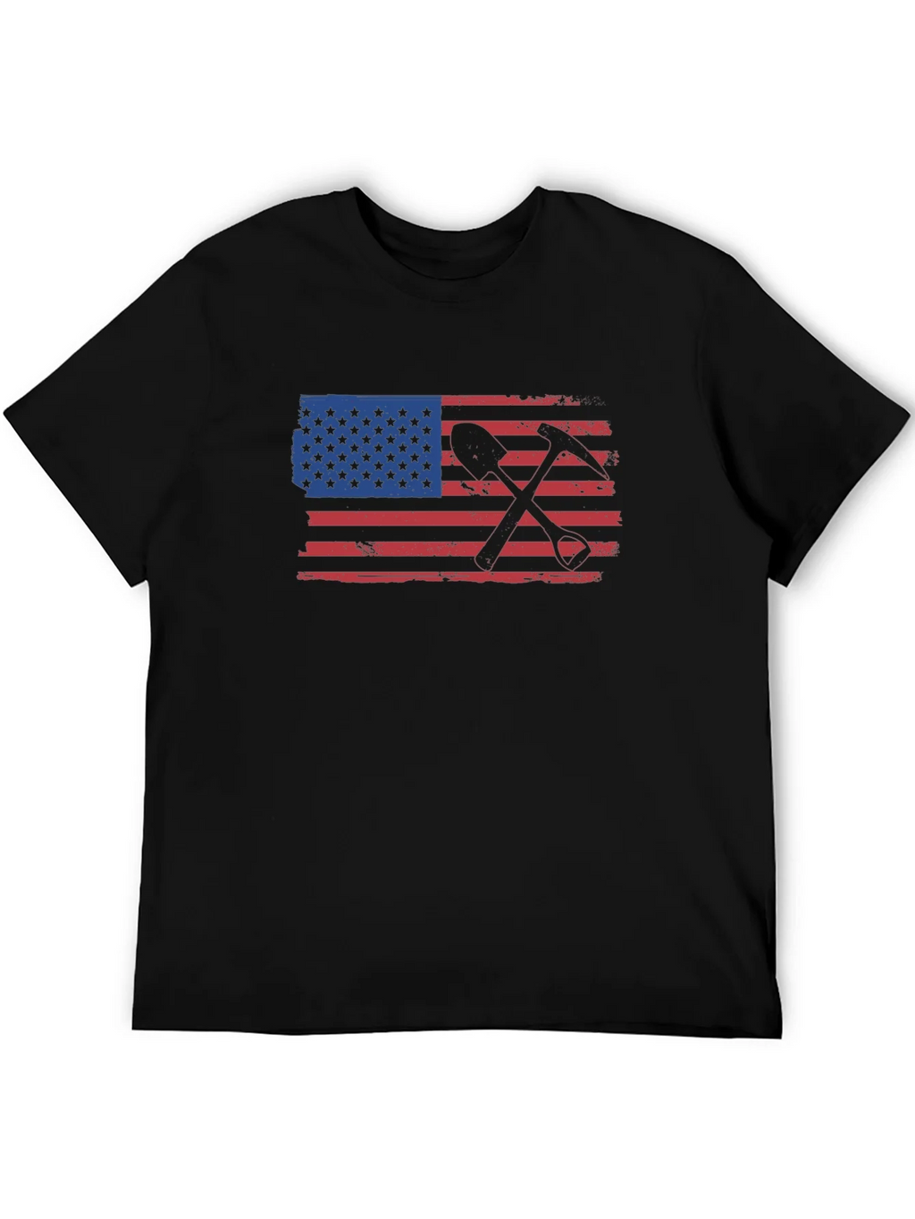 American Miner T-Shirt - Black Graphic Tee product image 8