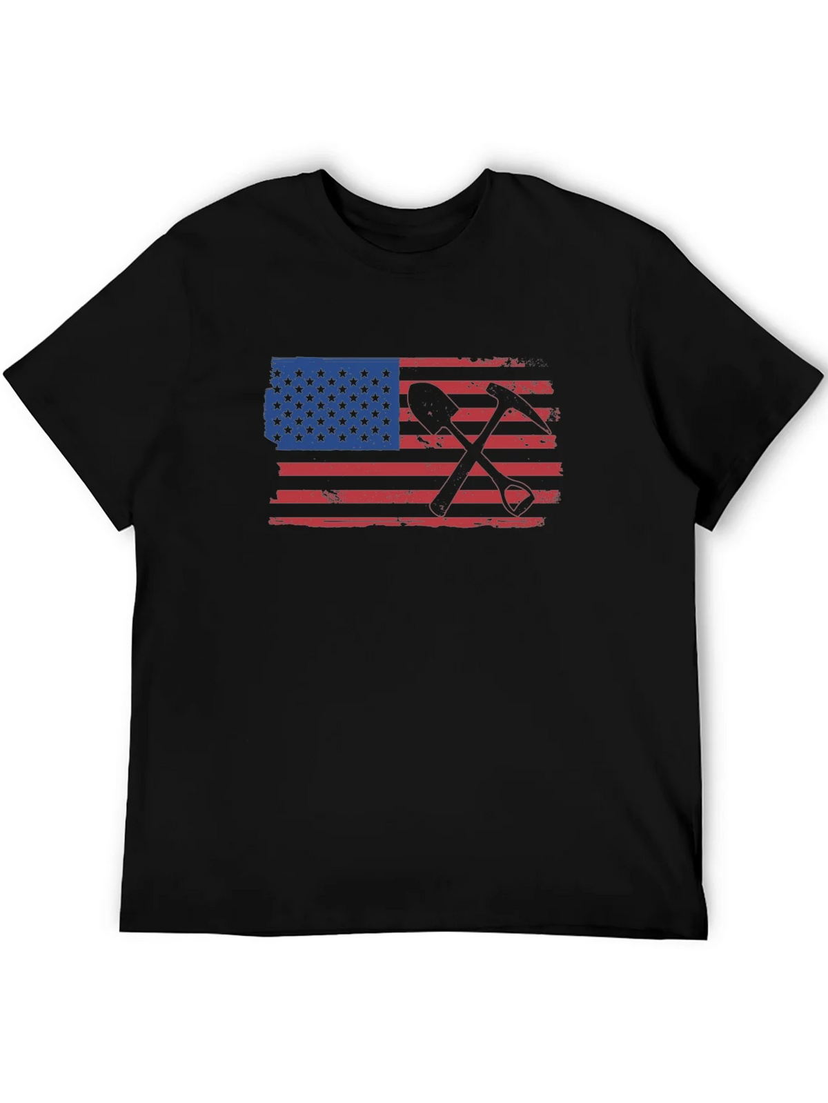 American Miner T-Shirt - Black Graphic Tee product image 8