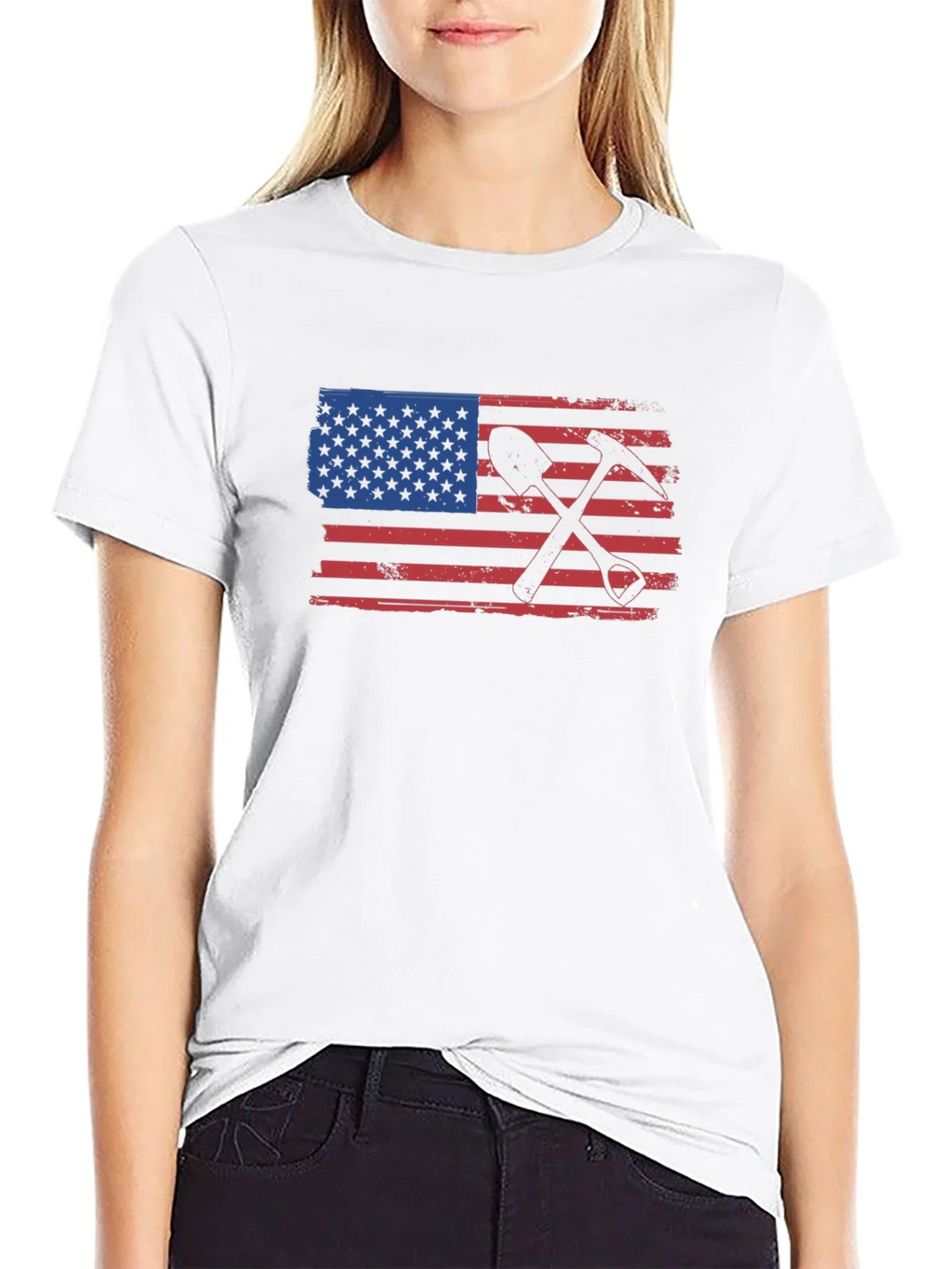 American Miner T-Shirt - Black Graphic Tee product image 10