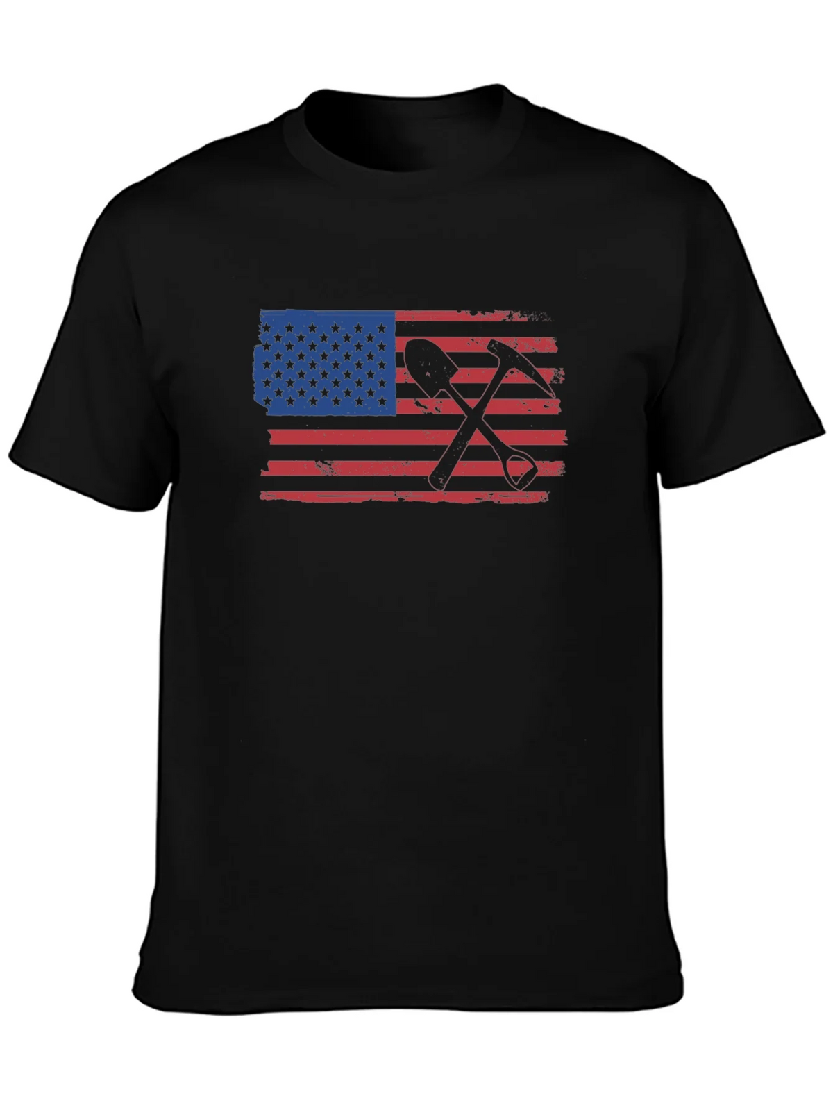 American Miner T-Shirt - Black Graphic Tee product image 6