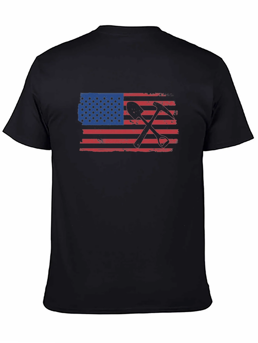 American Miner T-Shirt - Black Graphic Tee product image 7