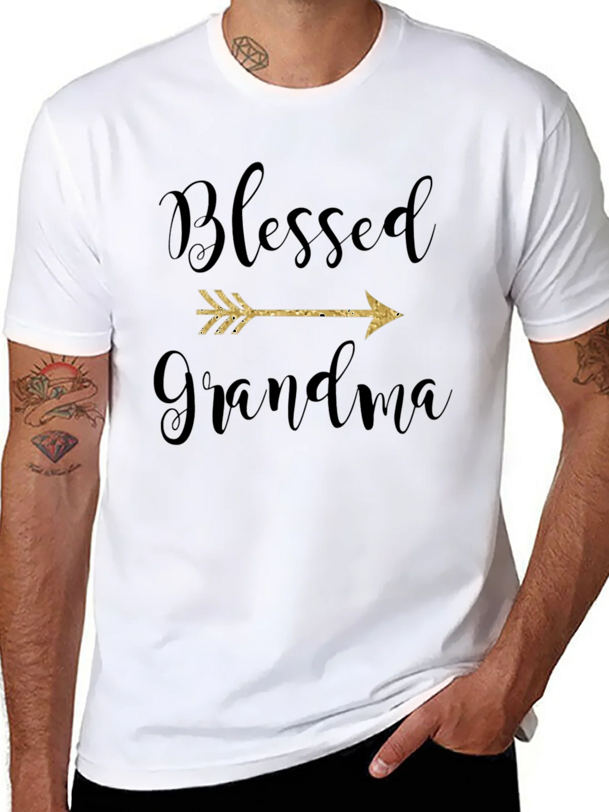 Blessed Grandma T-Shirt - Cute Graphic Tee product image 10