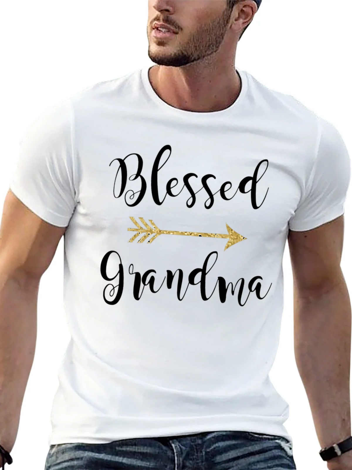 Blessed Grandma T-Shirt - Cute Graphic Tee product image 4