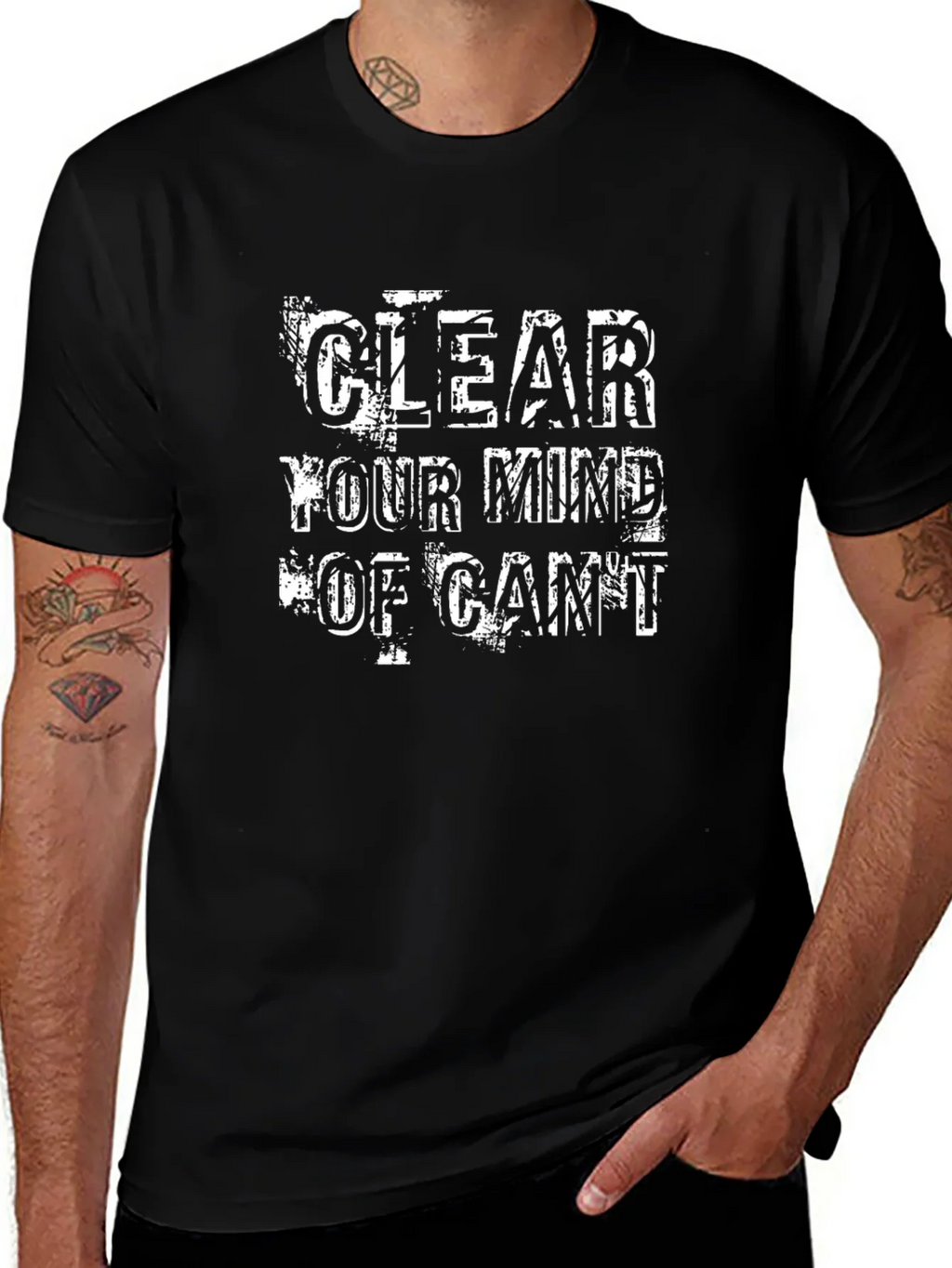 Clear Your Mind T-Shirt: Motivational Graphic Tee product image 1