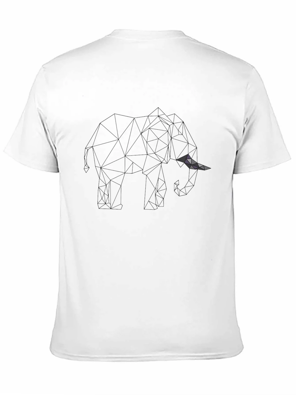 Mens Black Geometric Graphic T-Shirt product image 2