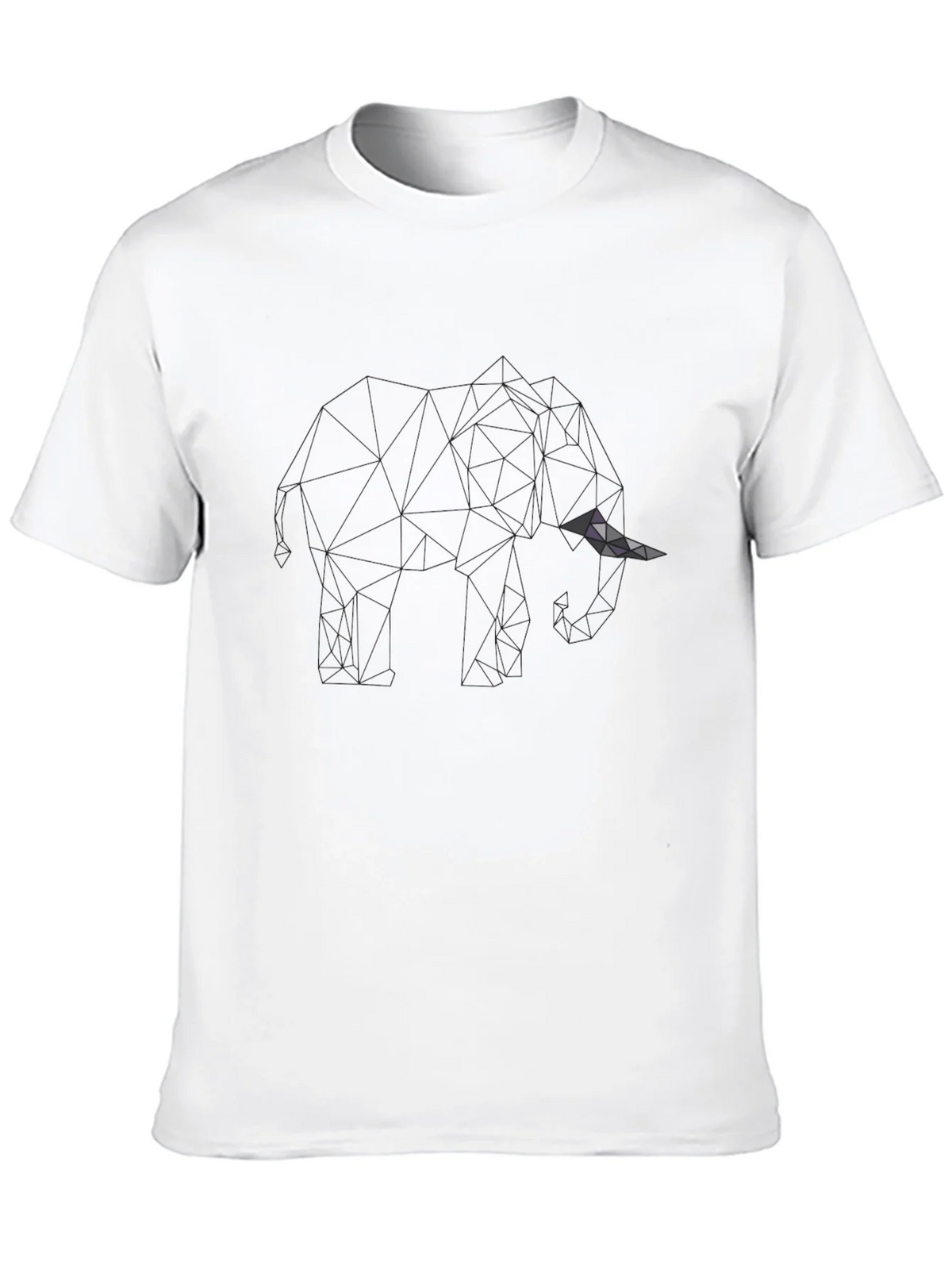 Mens Black Geometric Graphic T-Shirt product image 11