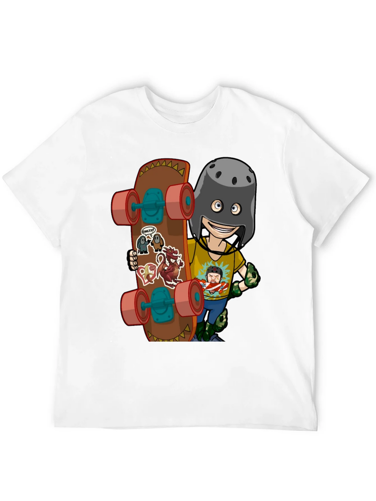 Skateboarding Cartoon T-Shirt product image 3
