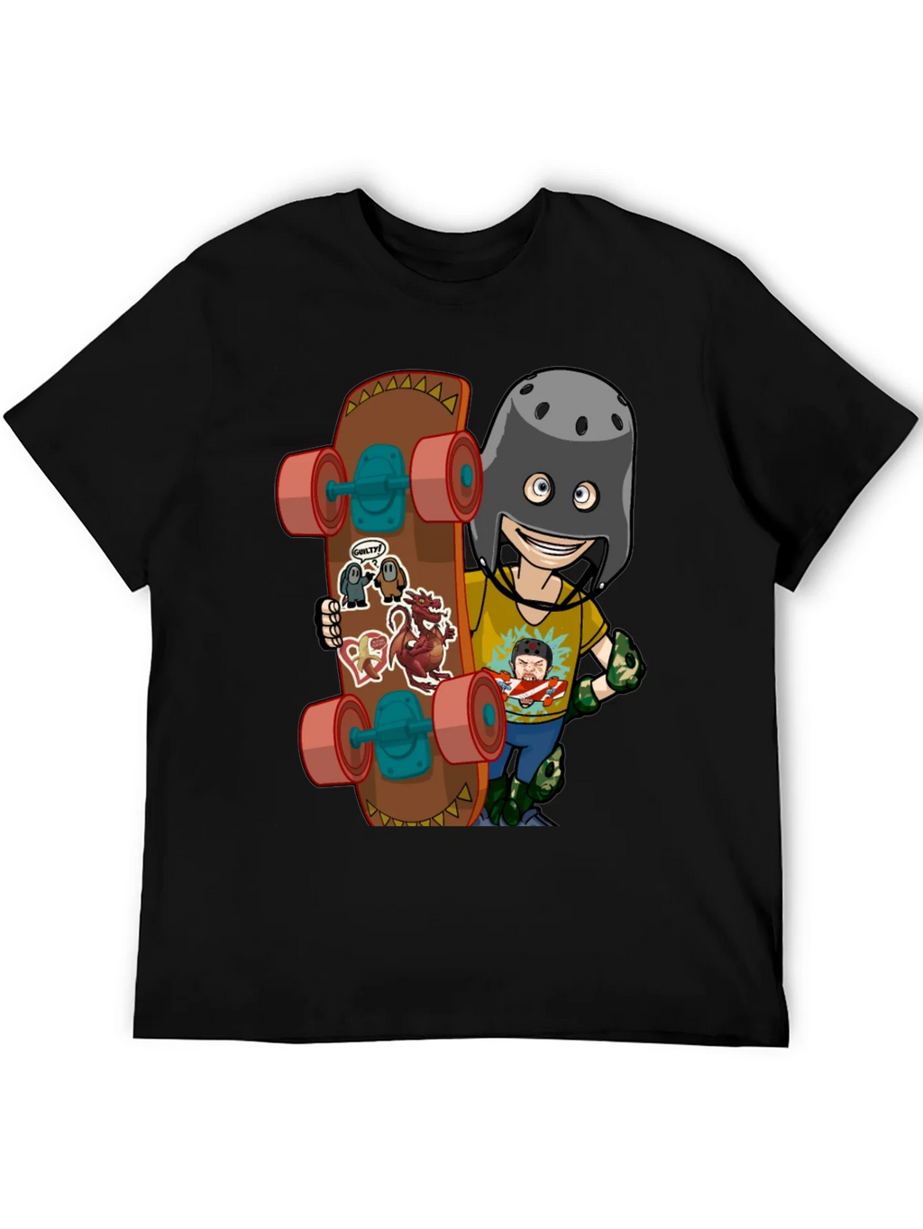Skateboarding Cartoon T-Shirt product image 8