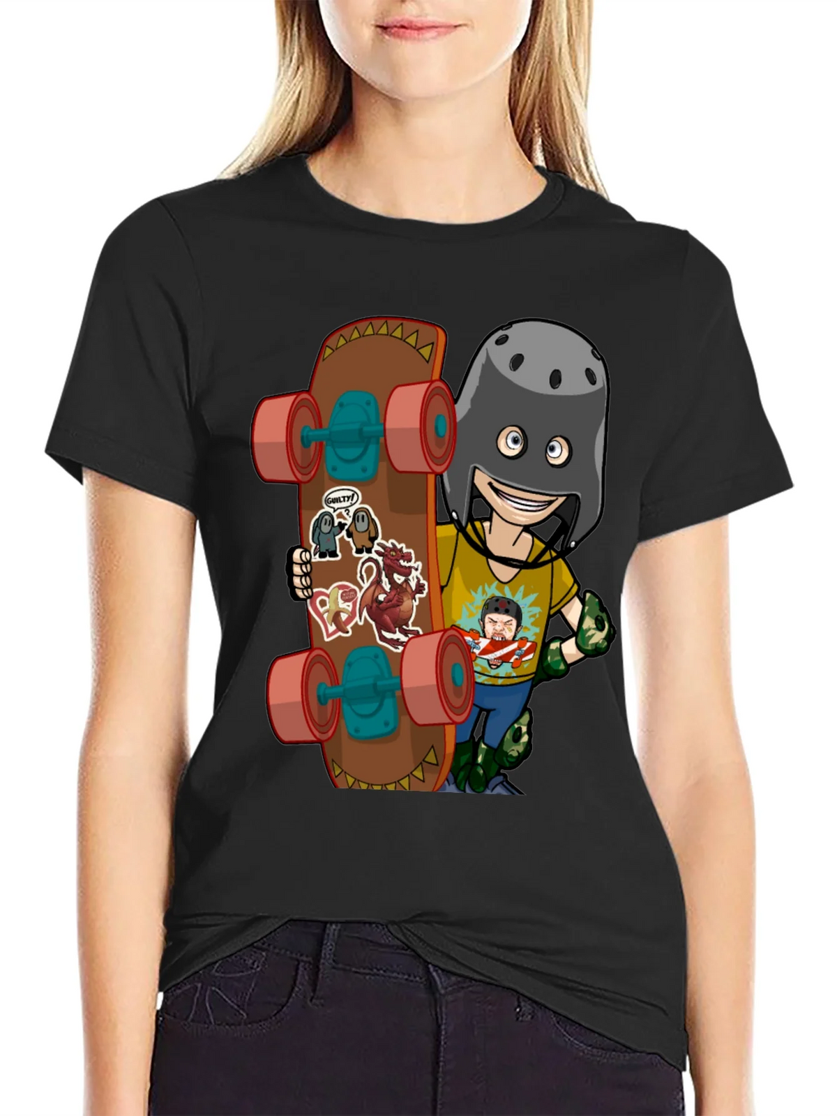 Skateboarding Cartoon T-Shirt product image 5