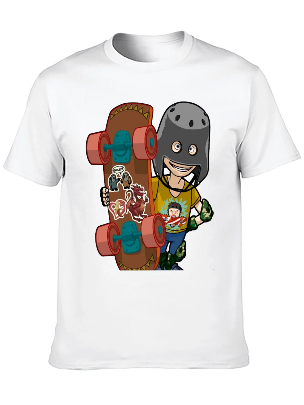 Skateboarding Cartoon T-Shirt product image 12