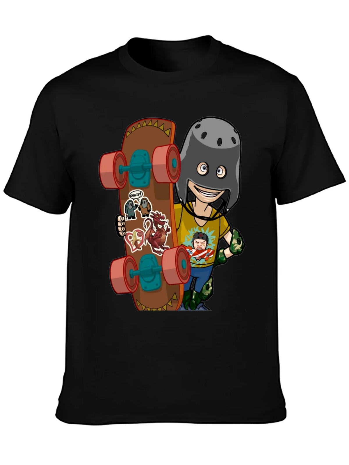Skateboarding Cartoon T-Shirt product image 6