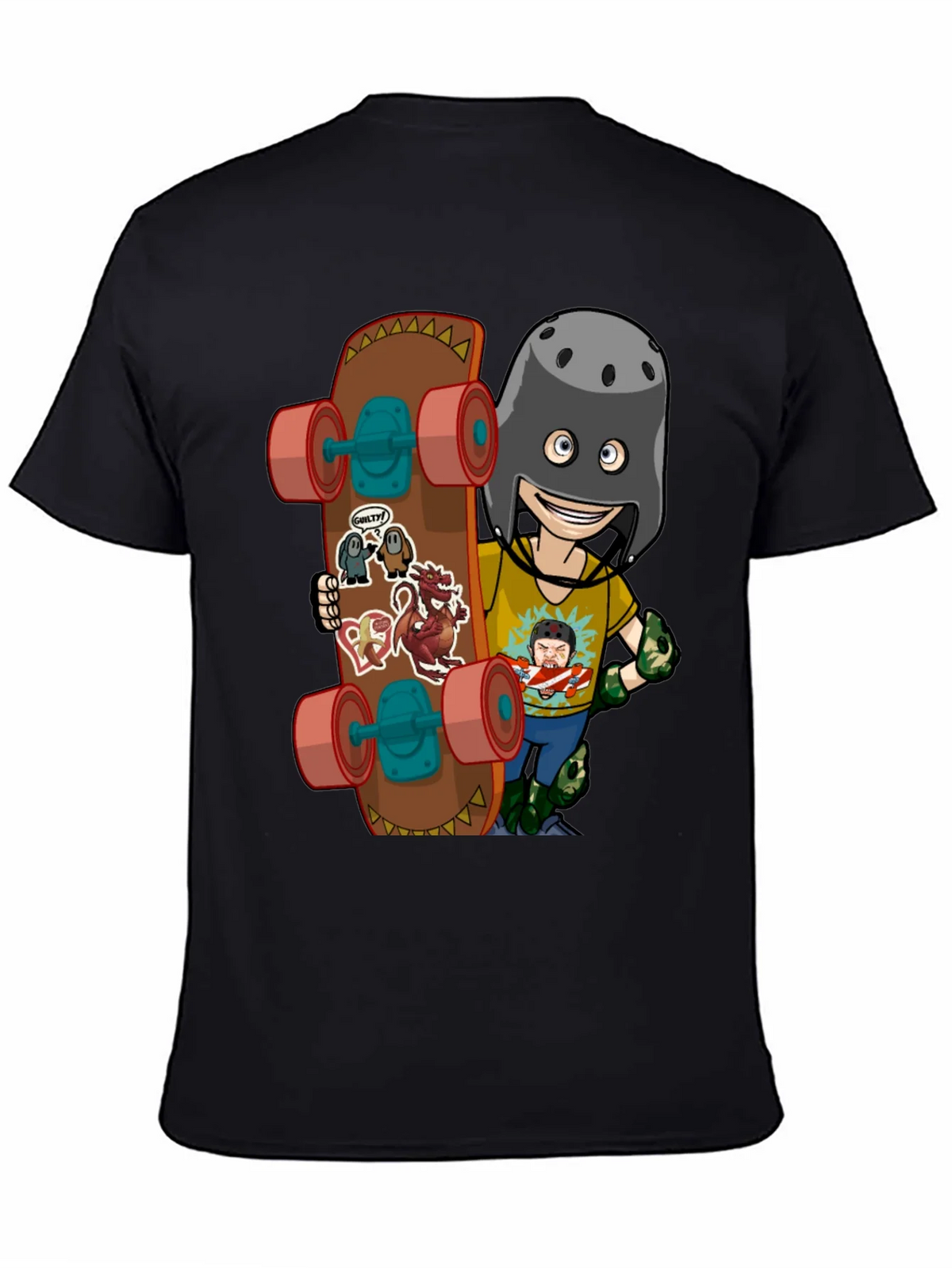 Skateboarding Cartoon T-Shirt product image 7