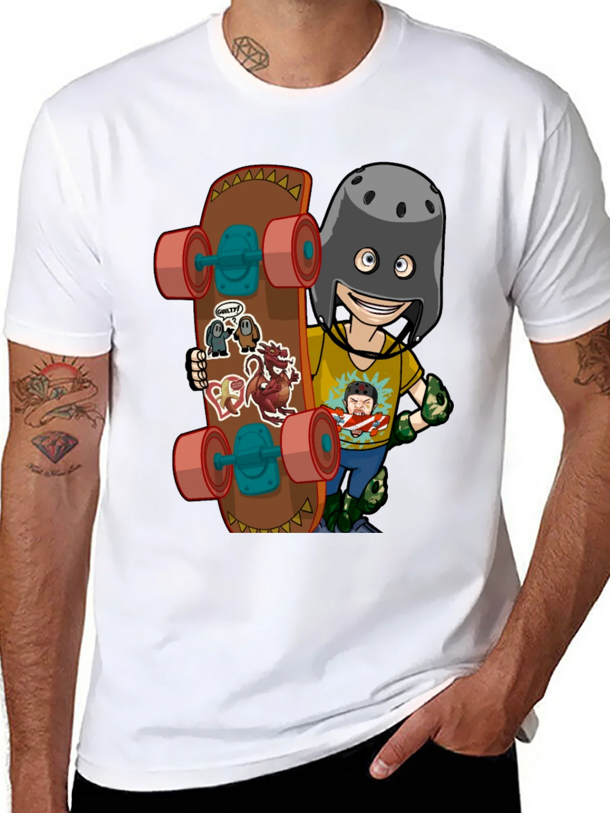 Skateboarding Cartoon T-Shirt product image 10