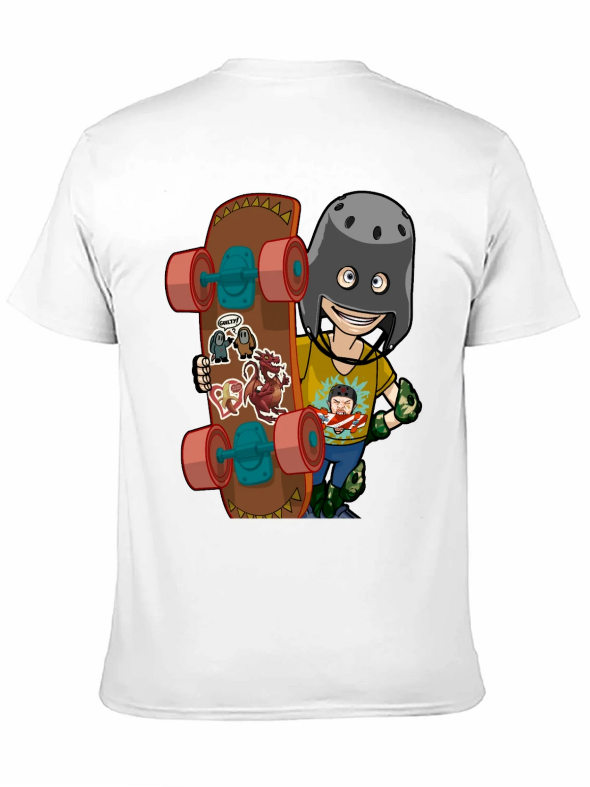 Skateboarding Cartoon T-Shirt product image 2