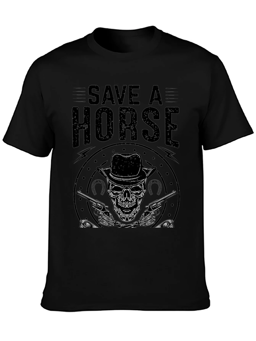Save a Horse Skull Graphic Tee - Western Style product image 6