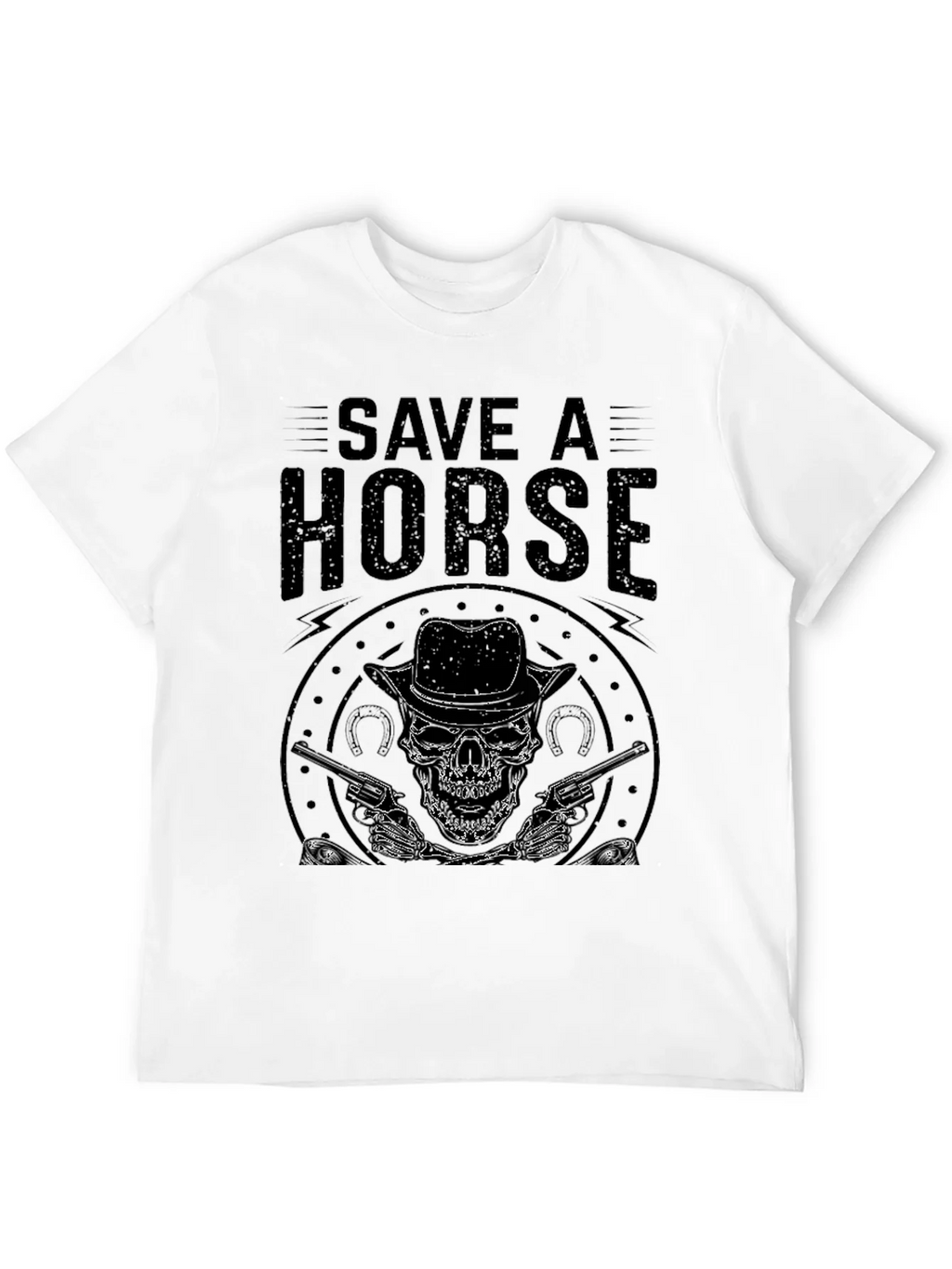 Save a Horse Skull Graphic Tee - Western Style product image 3
