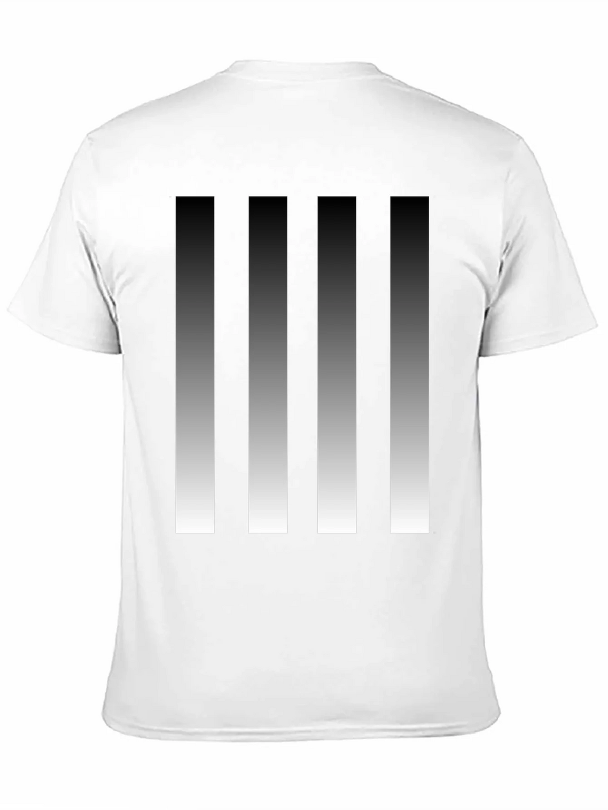 Modern Gradient Stripes Graphic Tee product image 2