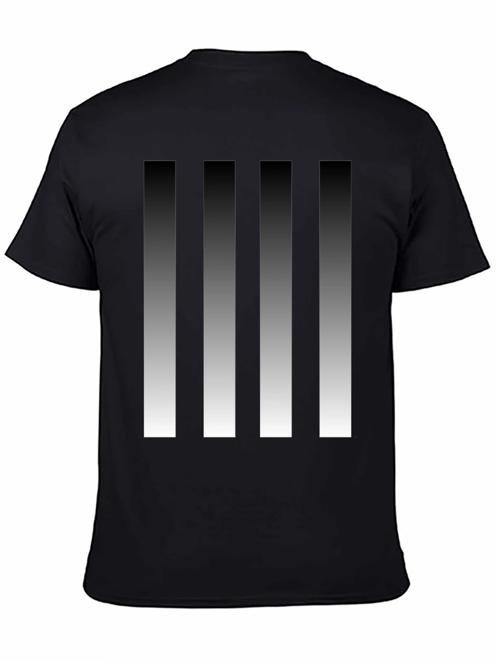 Modern Gradient Stripes Graphic Tee product image 7