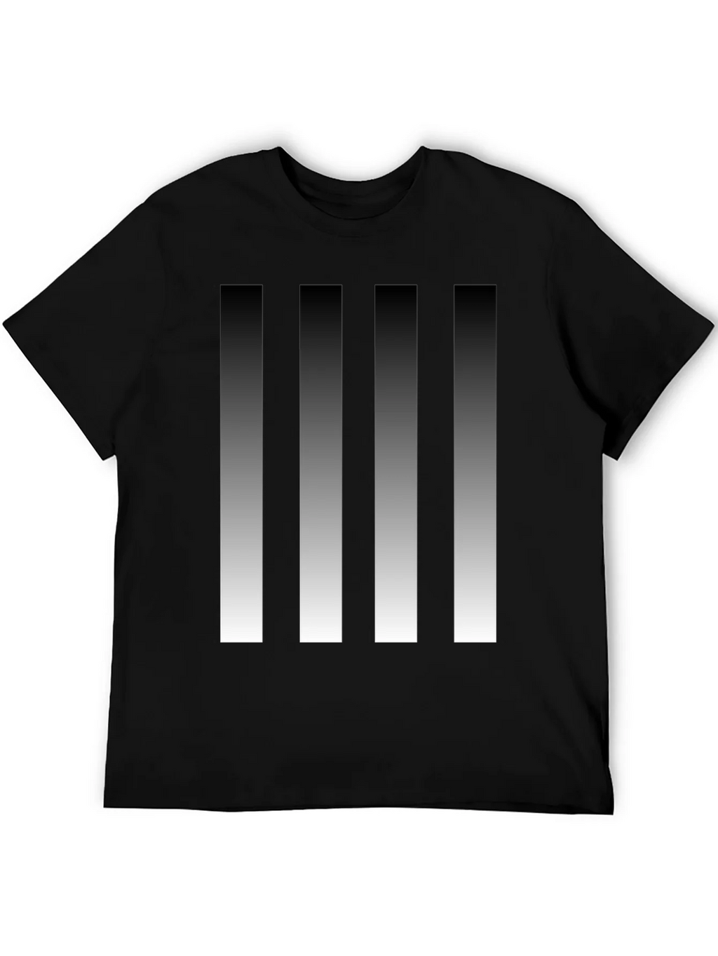 Modern Gradient Stripes Graphic Tee product image 8