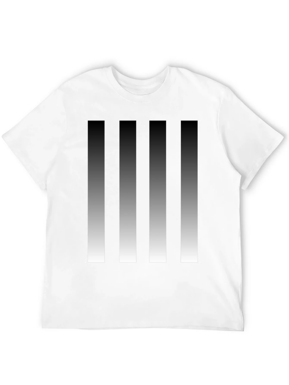 Modern Gradient Stripes Graphic Tee product image 3