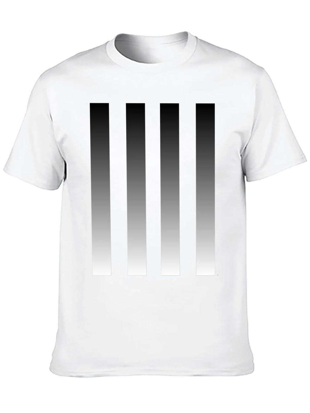 Modern Gradient Stripes Graphic Tee product image 12