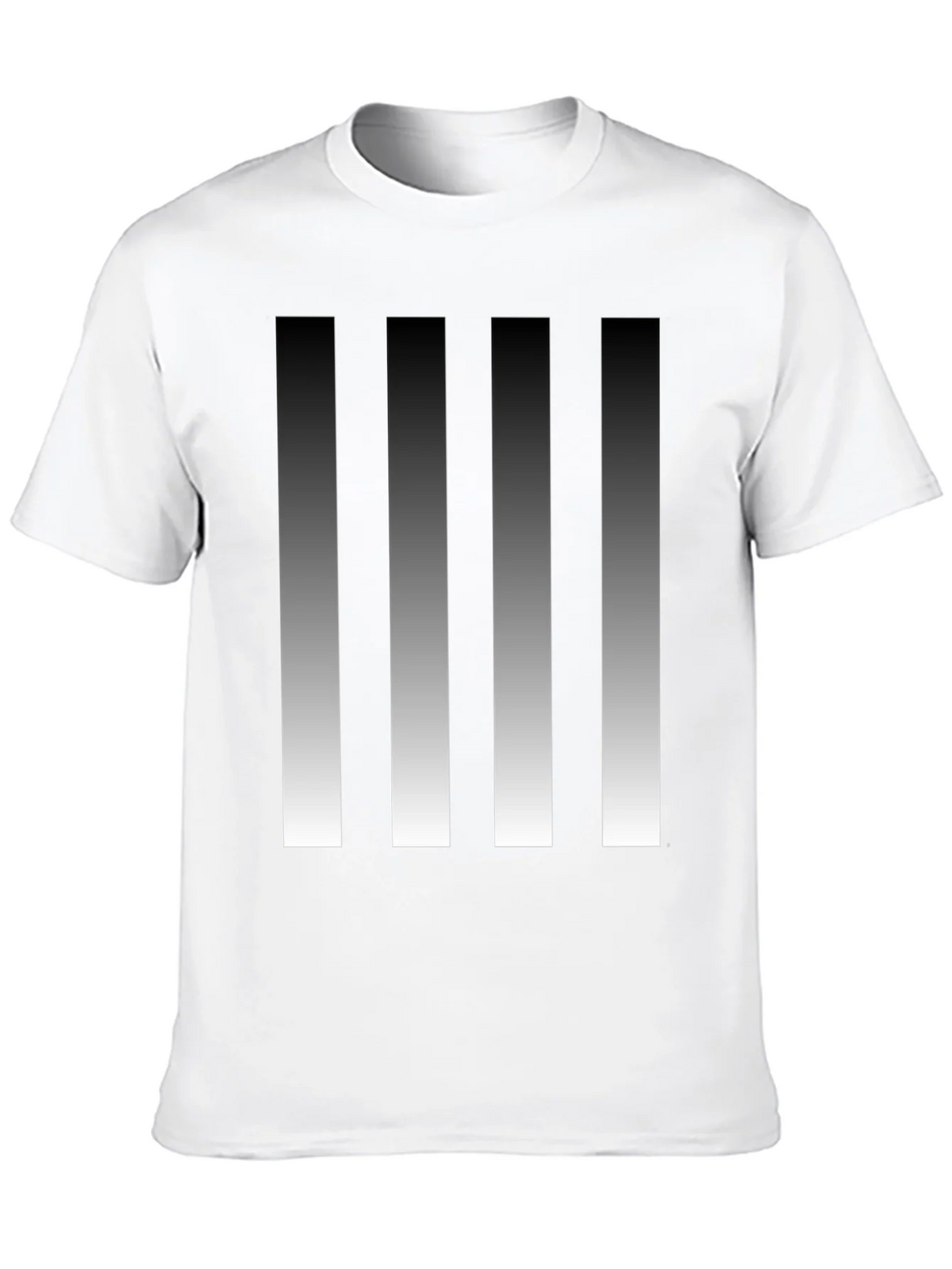 Modern Gradient Stripes Graphic Tee product image 12