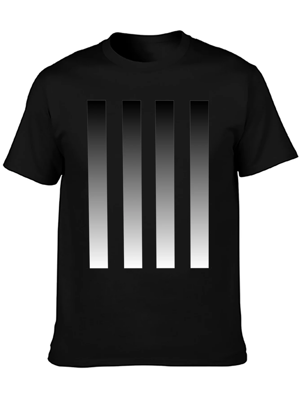 Modern Gradient Stripes Graphic Tee product image 6