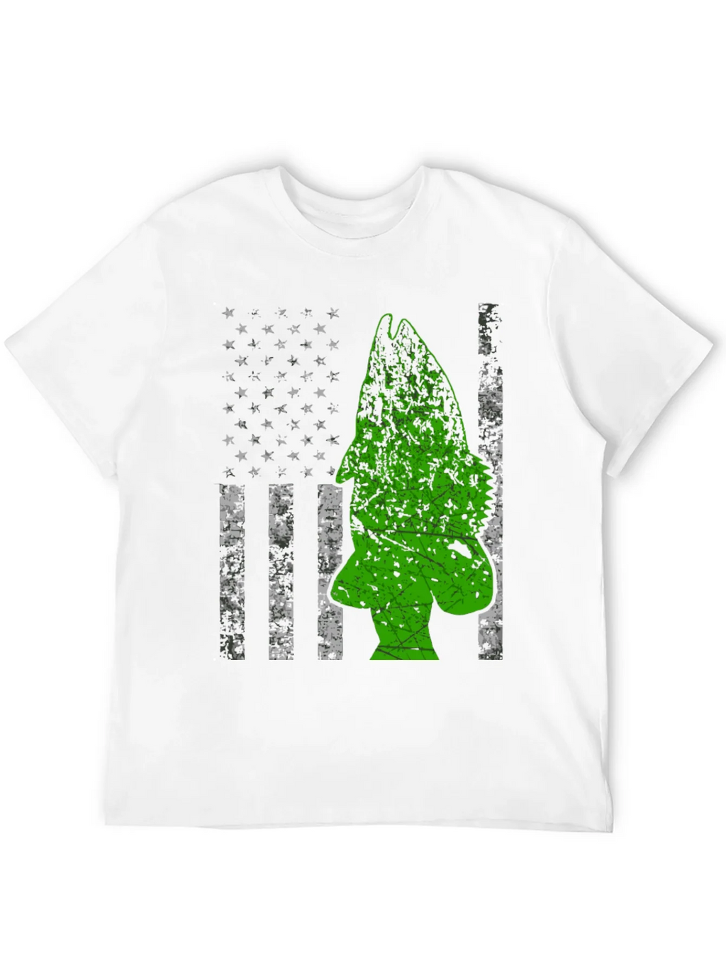 American Flag Bass Fishing Graphic Tee product image 3
