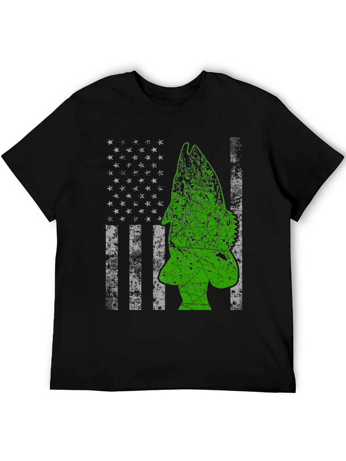 American Flag Bass Fishing Graphic Tee product image 8